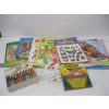 Image 2 : 2 BOXES OF MISC. CRAYONS, PENCILS, DRAWING BOOKS, ETC.