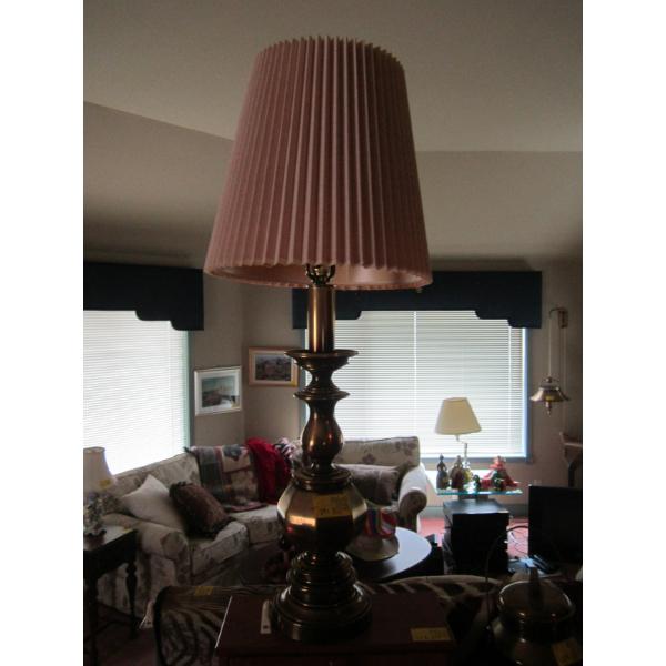 BRASS BASED TABLE LAMP