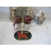 Image 2 : FIGURINES & A HANDPAINTED PICTURE FRAME