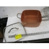 Image 4 : COPPER CHEF POT W/FRYER BASKET