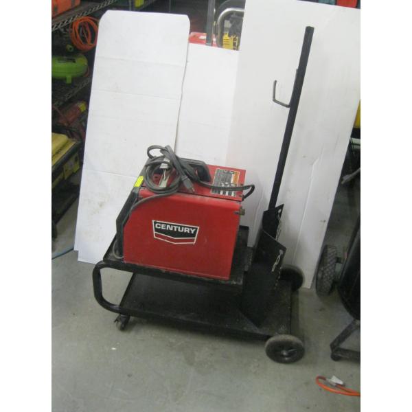 CENTURY WIRE FEED 140 WELDER ON STAND