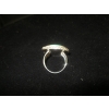 Image 3 : STERLING SILVER .925 RING W/LARGE GREEN STONE - 25G, SZ 13.5 