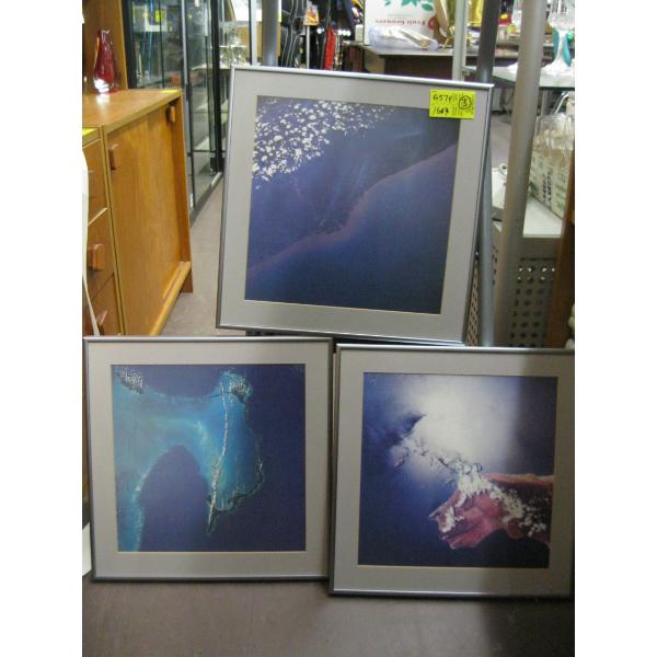 3 FRAMED PHOTOGRAPHS