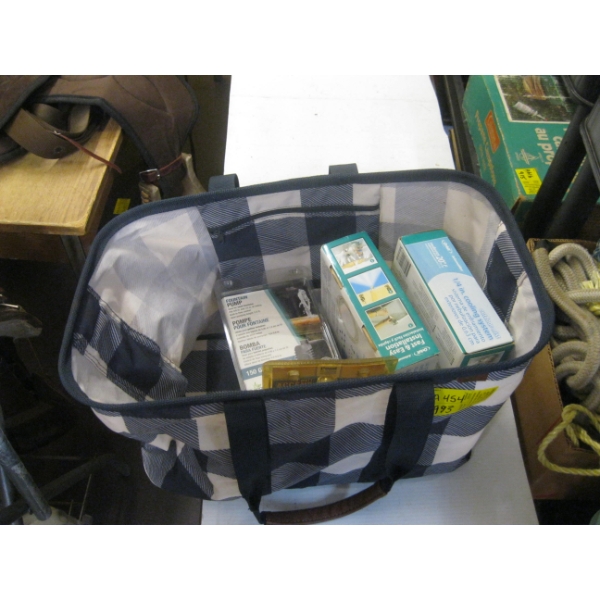 BAG W/MISC. AIR MIST COOLING SYSTEM, FOUNTAIN LIGHT, FOUNTAIN PUMP