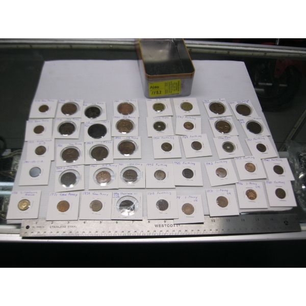 ASST. COINS - MOSTLY PENNIES