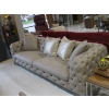 Image 1 : LIMA 4 SEATER SOFA W/DIAMOND TUFT BACKING & 2 PILLOWS