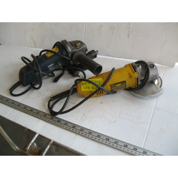 DEWALT & MASTERCRAFT ANGLE GRINDER