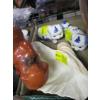 Image 2 : 2 BOXES OF MISC. CLOISONNE VASES, CERAMIC FIGURINES, ETC.