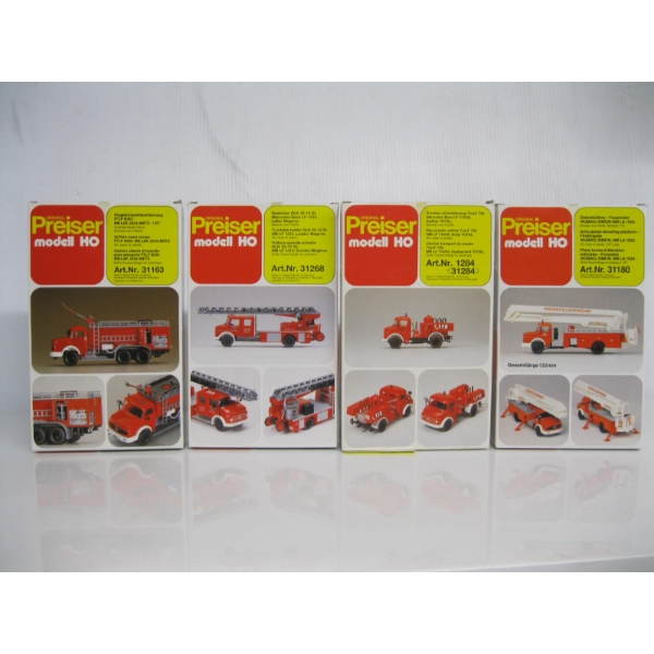 4 HO SIZE EMERGENCY VEHICLES