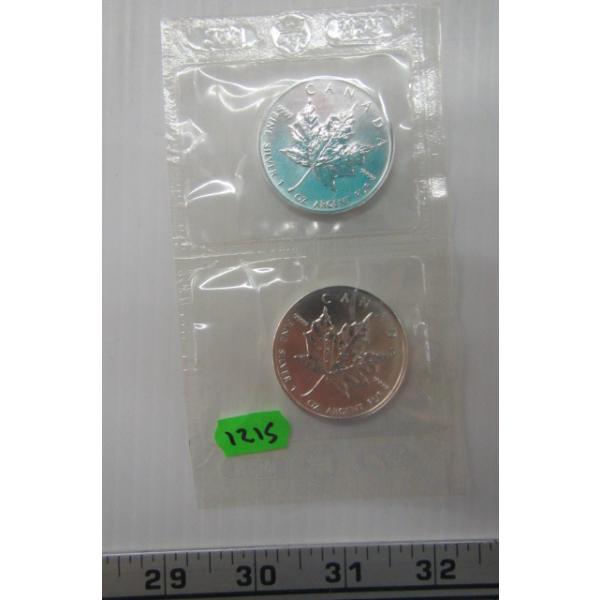 2 - 2001 1 OZ. .999 SILVER M/L COINS (TAX EXEMPT)