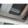 Image 4 : PAIR OF VINTAGE WOODEN SKIS & SKI BOOTS