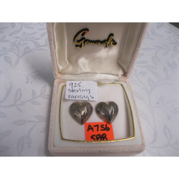 PAIR OF .925 STERLING SILVER EARRINGS