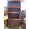 Image 1 : CHERRY COLOR BOOKSHELF W/2 DOORS