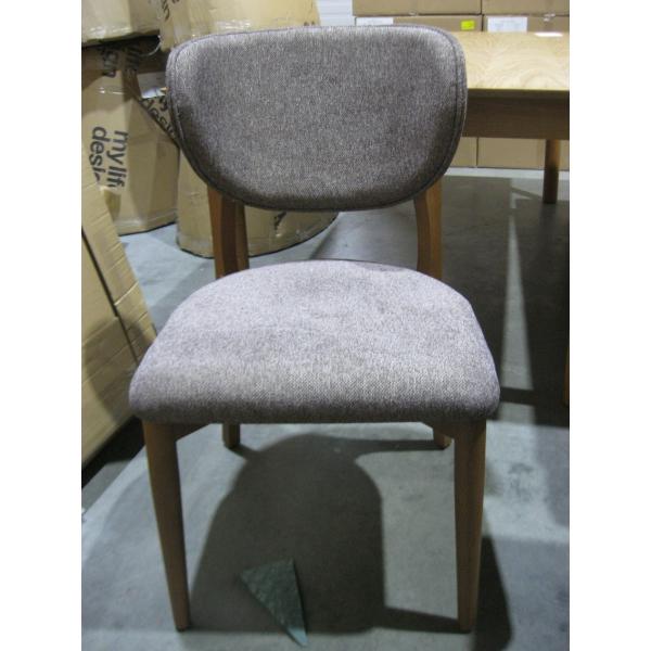 WOOD FRAMED DINING CHAIR