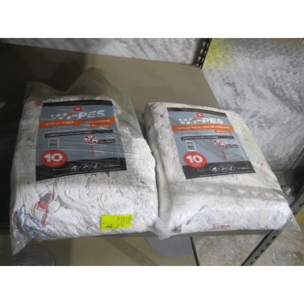 2 - 10LB BAGS OF RAGS