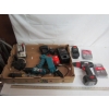 Image 1 : BOX W/ASST. CORDLESS BATTERIES, CHARGERS, DRILLS, ETC.