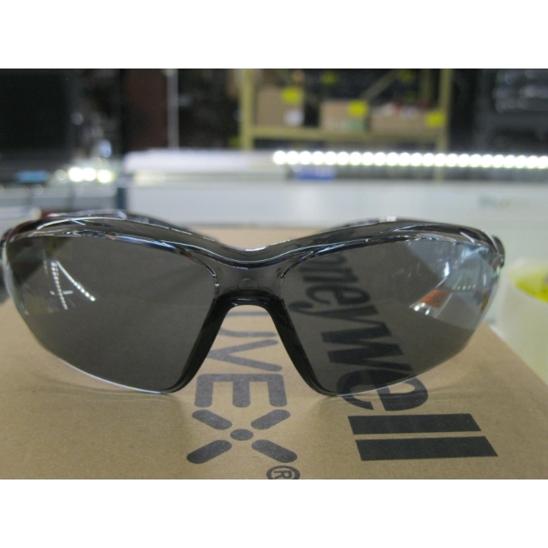 NEW CASE OF UVEX SAFETY GLASSES - GREY LENS