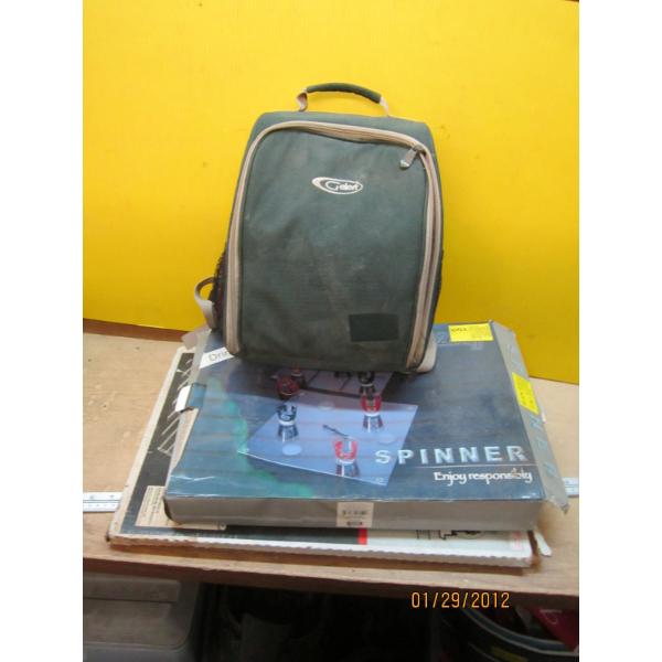 SM. BACKPACK, GAS GRILL REPLACEMENT COOKING GRID, ETC.