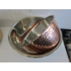 Image 3 : TOTE OF STAINLESS BOWLS, PANS, LAZY SUSAN, ETC.