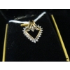 Image 2 : 10KT HEART PENDANT W/22 SMALL DIAMONDS