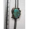 Image 1 : BENNETT SILVER & TURQUOISE NAVAJO BOLO TIE