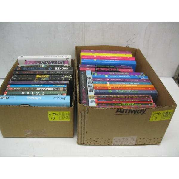 2 FLATS OF BOOKS