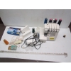 Image 1 : SERGER SEWING MACHINE & BAG OF ACCESS.
