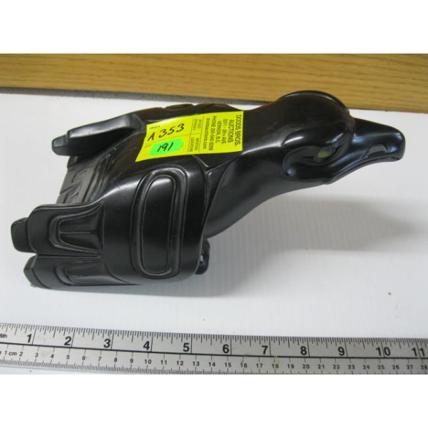 MACHINE CARVED FIGURINE OF RAVEN