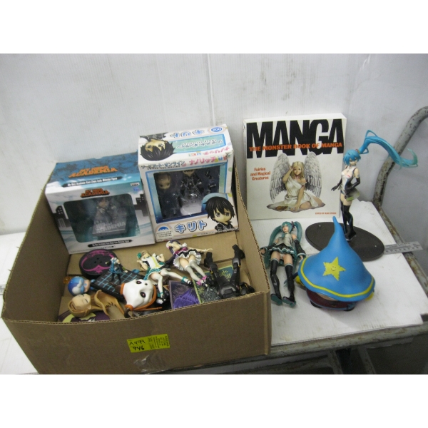 MISC. FIGURINES, MANGA BOOK, ETC.