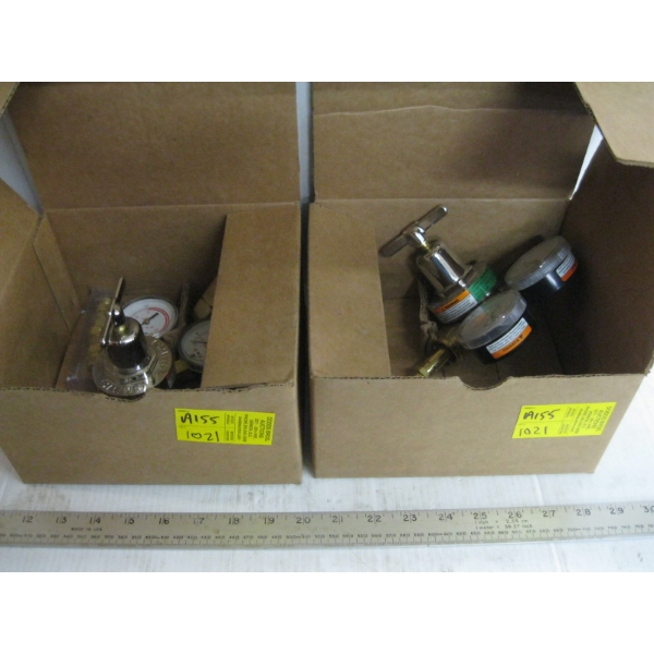 PAIR OF NEW OXY ACETYLENE GAUGES