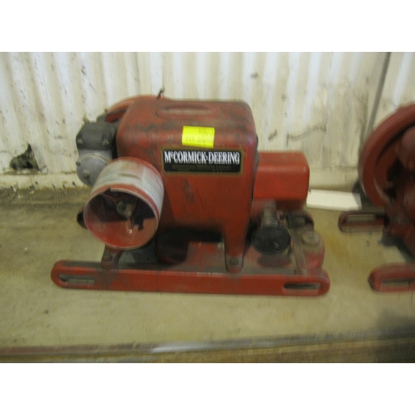 MCCORMICK DEERING STATIONARY HIT & MISS ENGINE