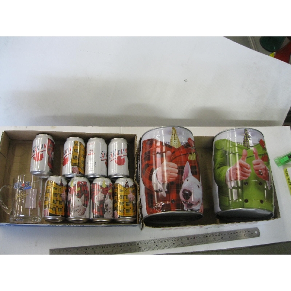 COLLECTOR BEER TINS