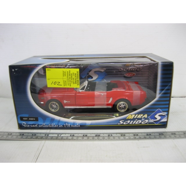1964 FORD MUSTANG CONVERTIBLE DIECAST CAR