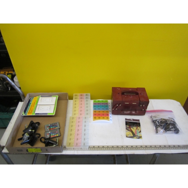 MISC. SM. FOLD OUT JEWELLERY BOX, PILL CASES, ETC.