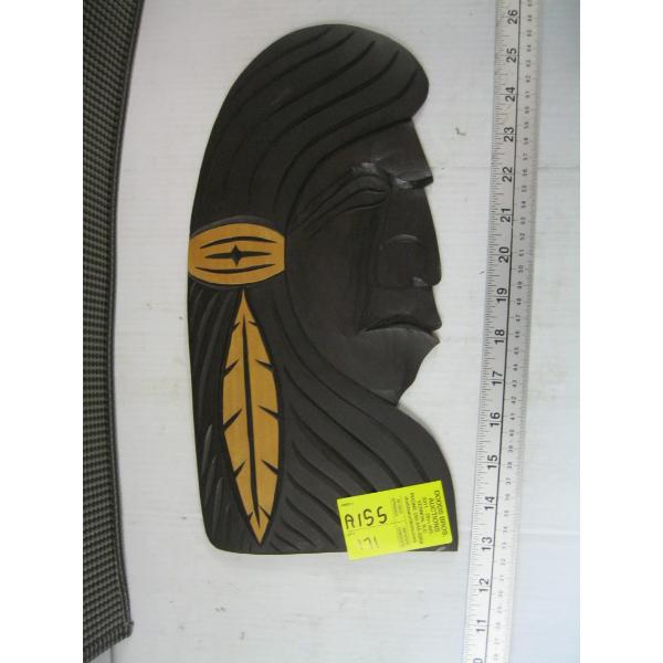 CARVED WALL HANGING SIGNED CHESTER JOSEPH