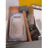 Image 8 : FLAT OF MISC. CLIPS, TOOLS, RED TOOLBOX W/HOLE BIT SAWS