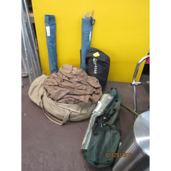 ASST. TENTS & POLES
