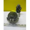 Image 2 : SOAPSTONE INUIT SEAL HUNTER FIGURINE