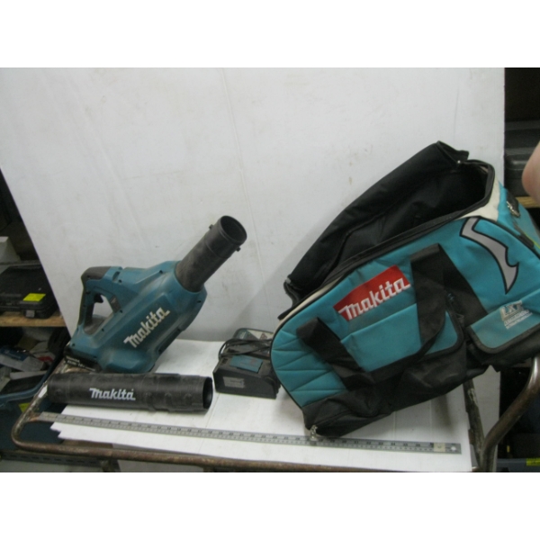 MAKITA CORDLESS BLOWER W/2 BATTERIES & CHARGER