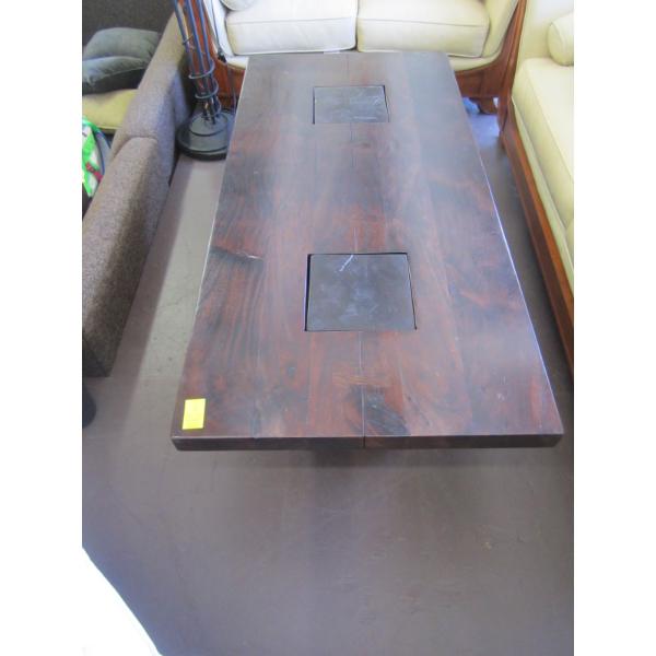 HEAVY DUTY WOOD COFFEE TABLE