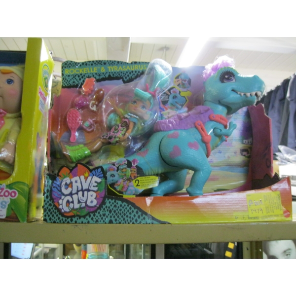 ROCKELLE & TYRASAURUS FIGURINES