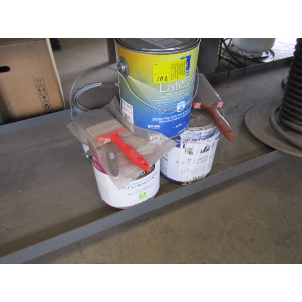 ASST. PAINT & PAINTBRUSHES