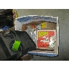 Image 2 : 2 BOXES OF MISC. HARDWARE ACCESS., SM. TOOLBOX, WOODEN MALLETS, ETC.