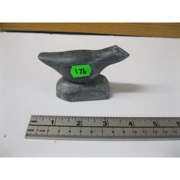 SOAPSTONE CARVING OF BIRD