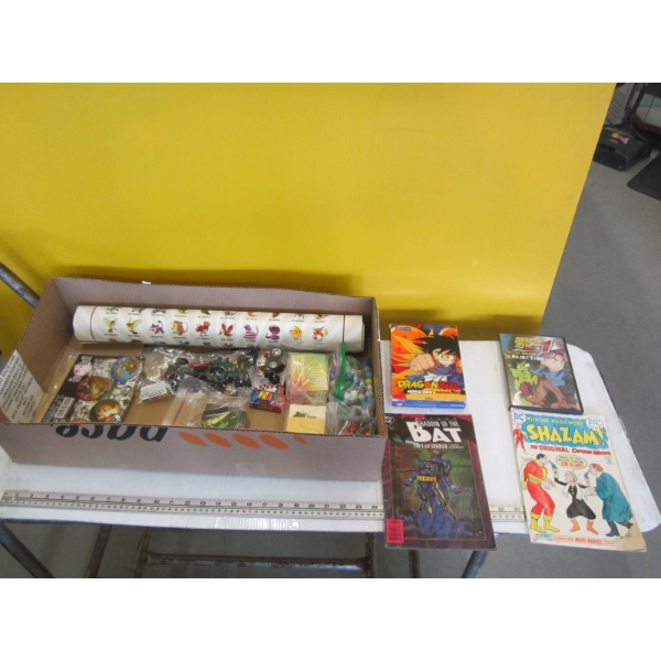 MISC. POKÉMON PICTURE, COLLECTOR CARDS, TOY CARS, ETC.