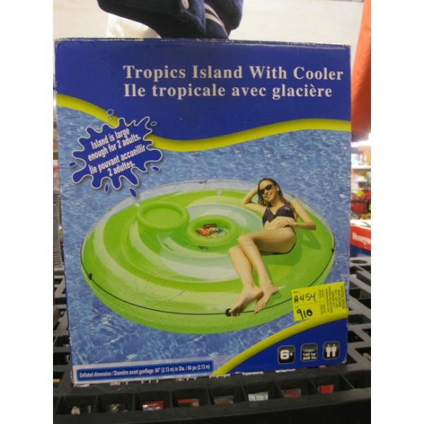 TROPICAL ISLAND FLOATING POOL TUBE
