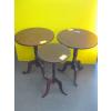 Image 1 : 3 SM. ROUND TOP TABLES