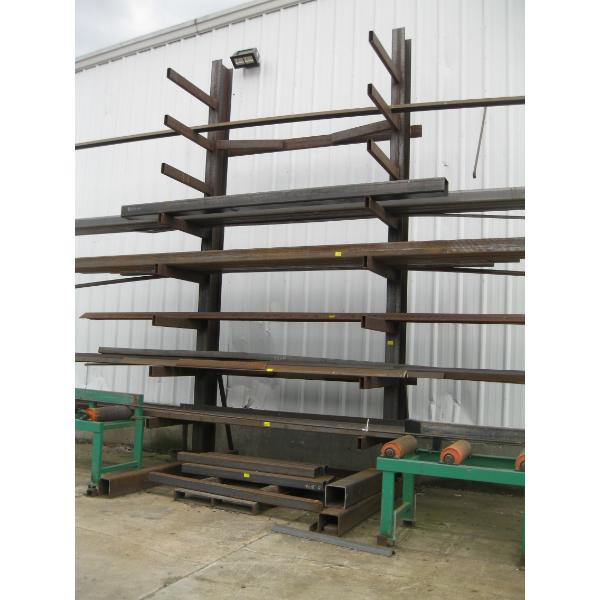 LG. CANTILEVERED METAL RACK