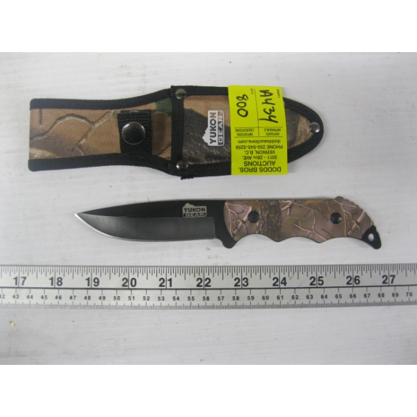 YUKON GEAR KNIFE W/SHEATH