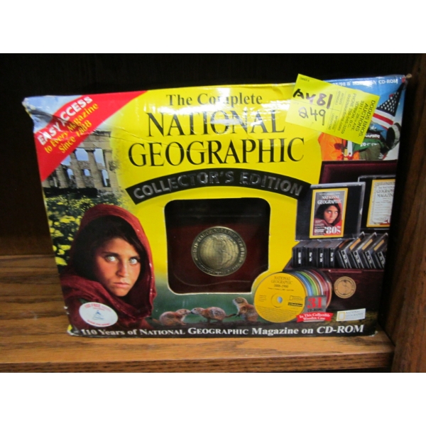 COMPLETE NATIONAL GEOGRAPHIC COLLECTOR'S EDITION CD SET